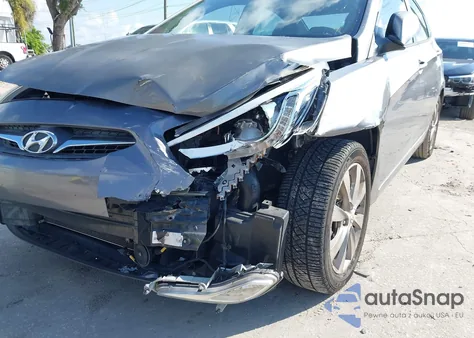 2014 Hyundai Accent Gls z USA, uszkodzony, nr VIN KMHCU4AE7EU766404